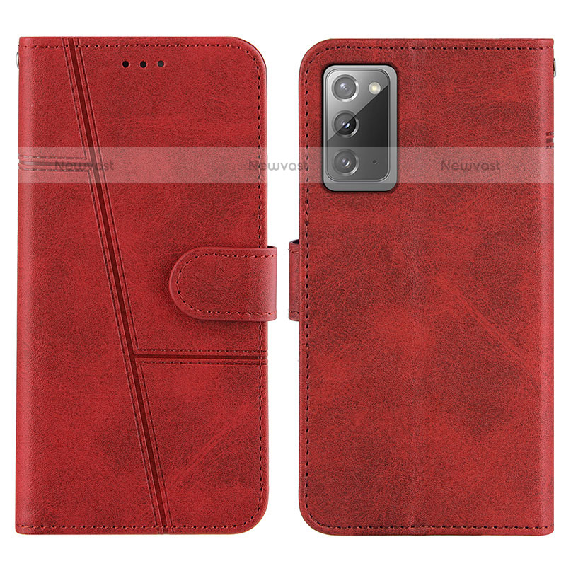 Leather Case Stands Flip Cover Holder Y01X for Samsung Galaxy Note 20 5G