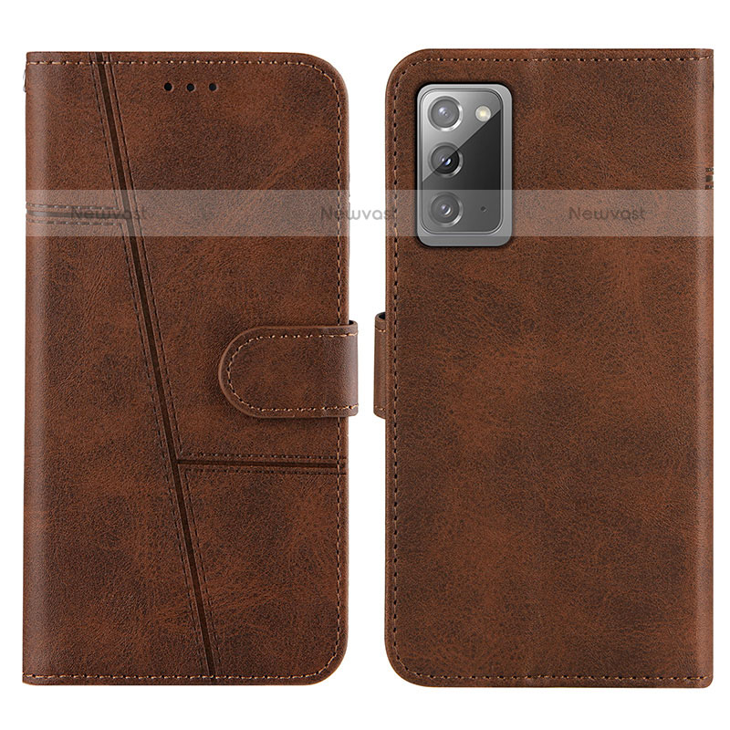 Leather Case Stands Flip Cover Holder Y01X for Samsung Galaxy Note 20 5G