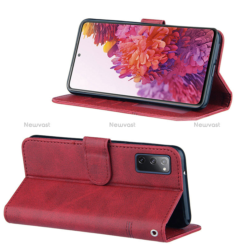 Leather Case Stands Flip Cover Holder Y01X for Samsung Galaxy S20 FE (2022) 5G