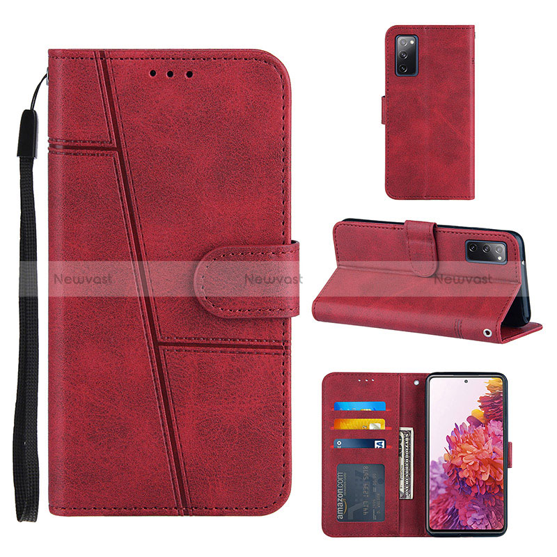 Leather Case Stands Flip Cover Holder Y01X for Samsung Galaxy S20 FE 4G