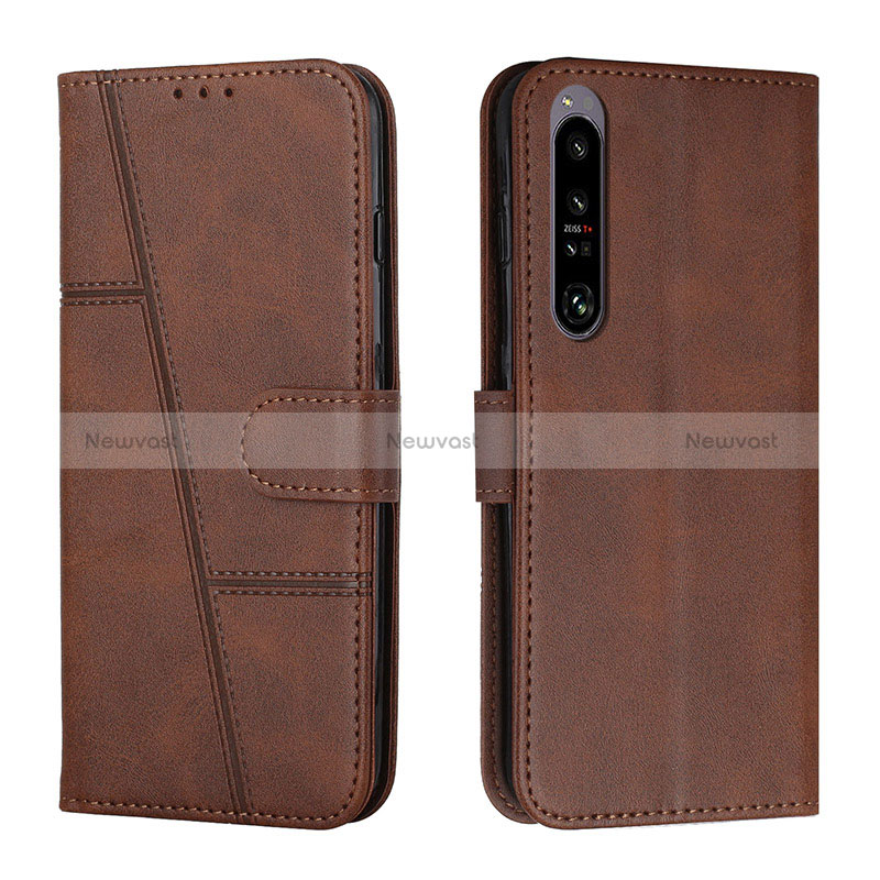 Leather Case Stands Flip Cover Holder Y01X for Sony Xperia 1 IV