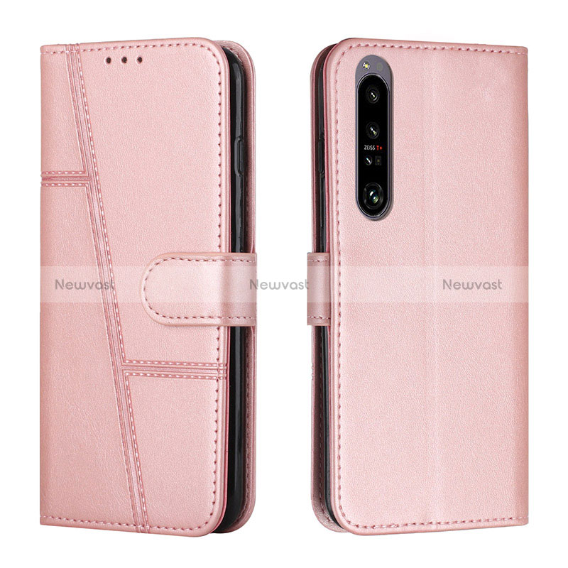 Leather Case Stands Flip Cover Holder Y01X for Sony Xperia 1 IV