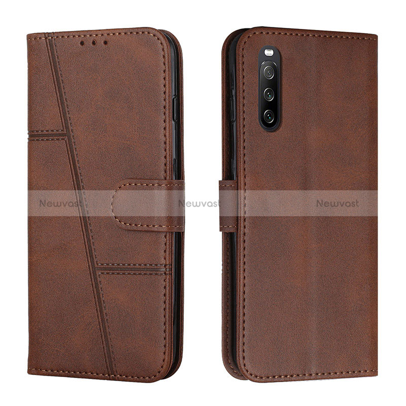 Leather Case Stands Flip Cover Holder Y01X for Sony Xperia 10 IV