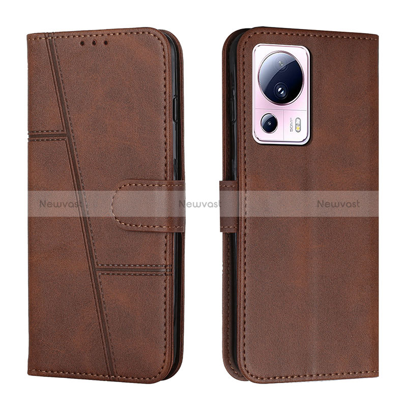 Leather Case Stands Flip Cover Holder Y01X for Xiaomi Civi 2 5G