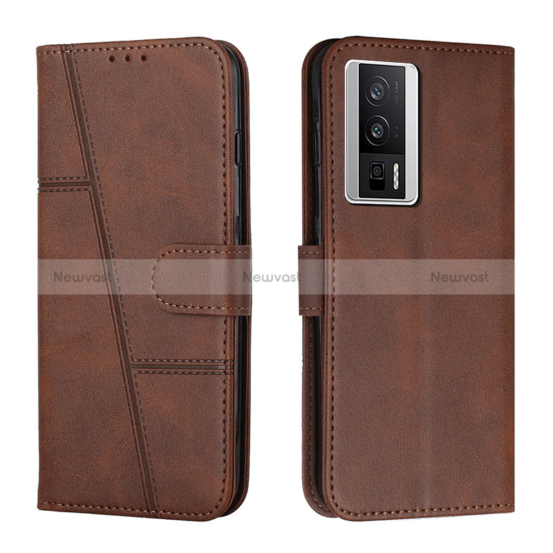 Leather Case Stands Flip Cover Holder Y01X for Xiaomi Poco F5 Pro 5G