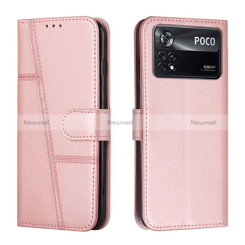 Leather Case Stands Flip Cover Holder Y01X for Xiaomi Poco X4 Pro 5G