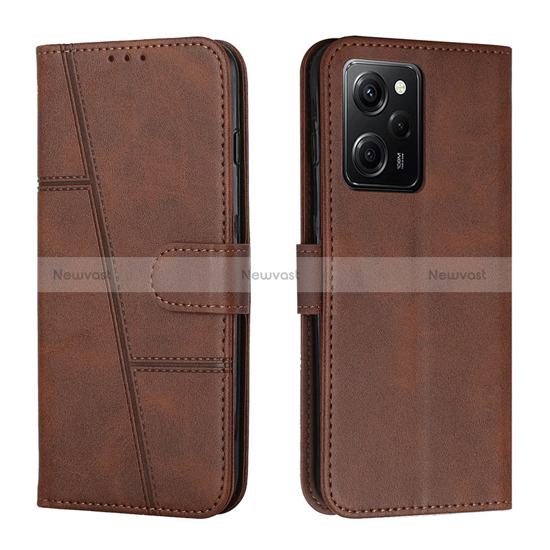 Leather Case Stands Flip Cover Holder Y01X for Xiaomi Poco X5 Pro 5G