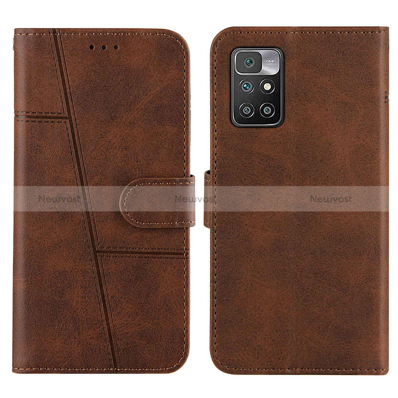 Leather Case Stands Flip Cover Holder Y01X for Xiaomi Redmi 10 (2022)