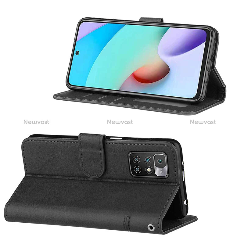 Leather Case Stands Flip Cover Holder Y01X for Xiaomi Redmi 10 (2022)