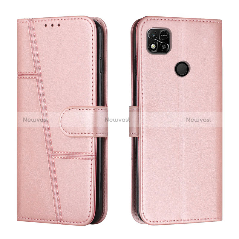 Leather Case Stands Flip Cover Holder Y01X for Xiaomi Redmi 9 Activ