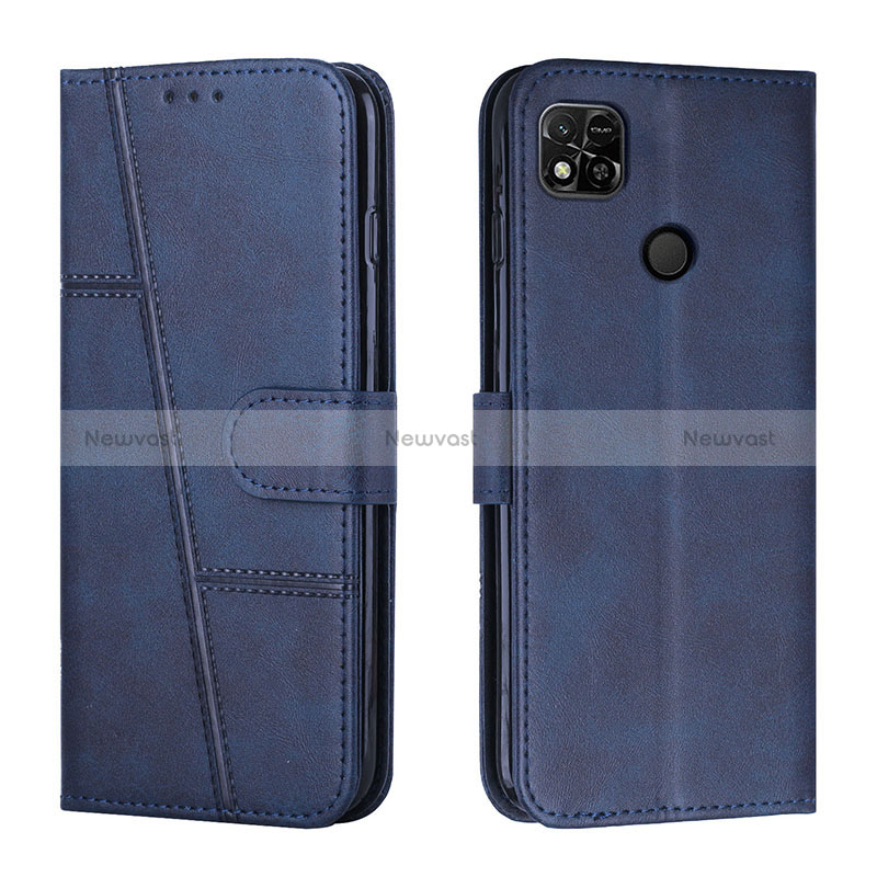 Leather Case Stands Flip Cover Holder Y01X for Xiaomi Redmi 9 India