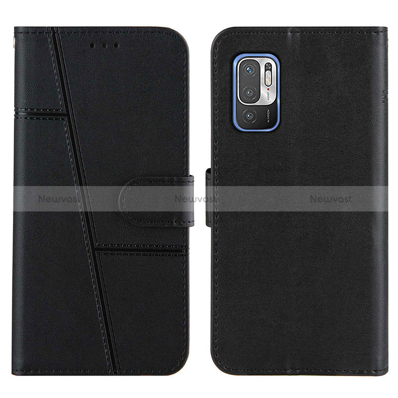 Leather Case Stands Flip Cover Holder Y01X for Xiaomi Redmi Note 10 5G