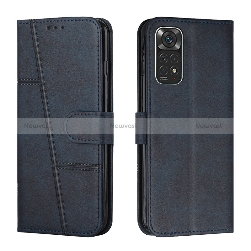 Leather Case Stands Flip Cover Holder Y01X for Xiaomi Redmi Note 11 4G (2022)