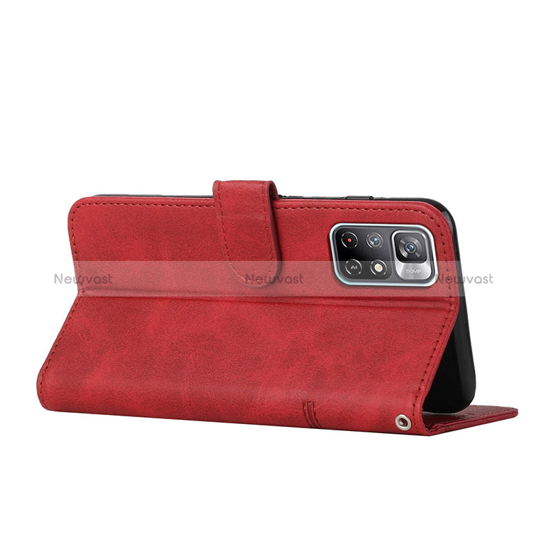 Leather Case Stands Flip Cover Holder Y01X for Xiaomi Redmi Note 11 5G