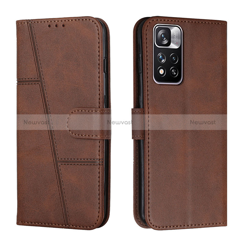 Leather Case Stands Flip Cover Holder Y01X for Xiaomi Redmi Note 11 Pro+ Plus 5G