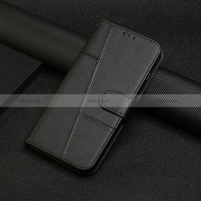 Leather Case Stands Flip Cover Holder Y01X for Xiaomi Redmi Note 12 Pro Speed 5G Black