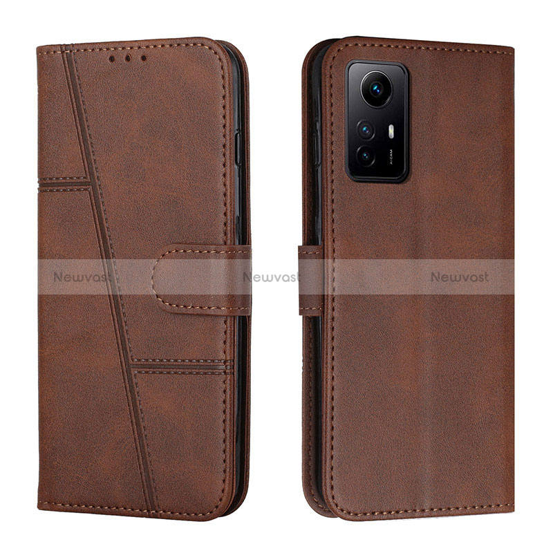 Leather Case Stands Flip Cover Holder Y01X for Xiaomi Redmi Note 12S