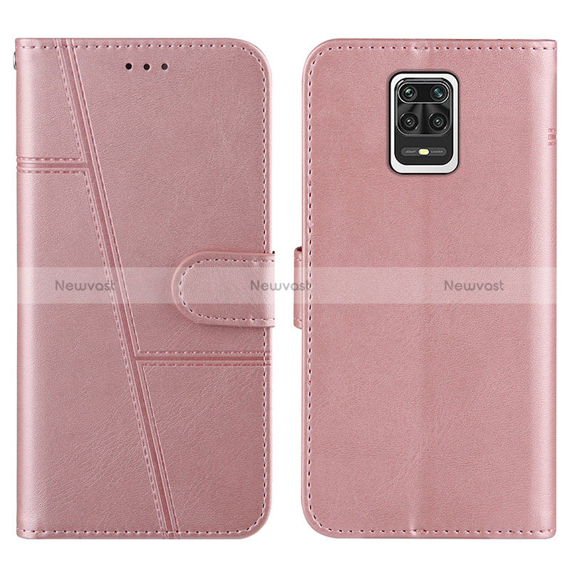 Leather Case Stands Flip Cover Holder Y01X for Xiaomi Redmi Note 9S