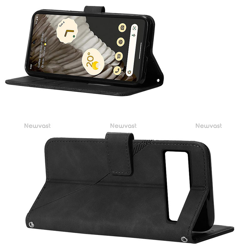 Leather Case Stands Flip Cover Holder Y02B for Google Pixel 8 Pro 5G