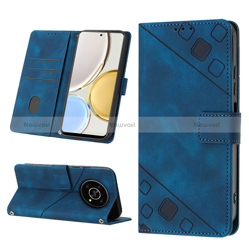 Leather Case Stands Flip Cover Holder Y02B for Huawei Honor Magic4 Lite 5G