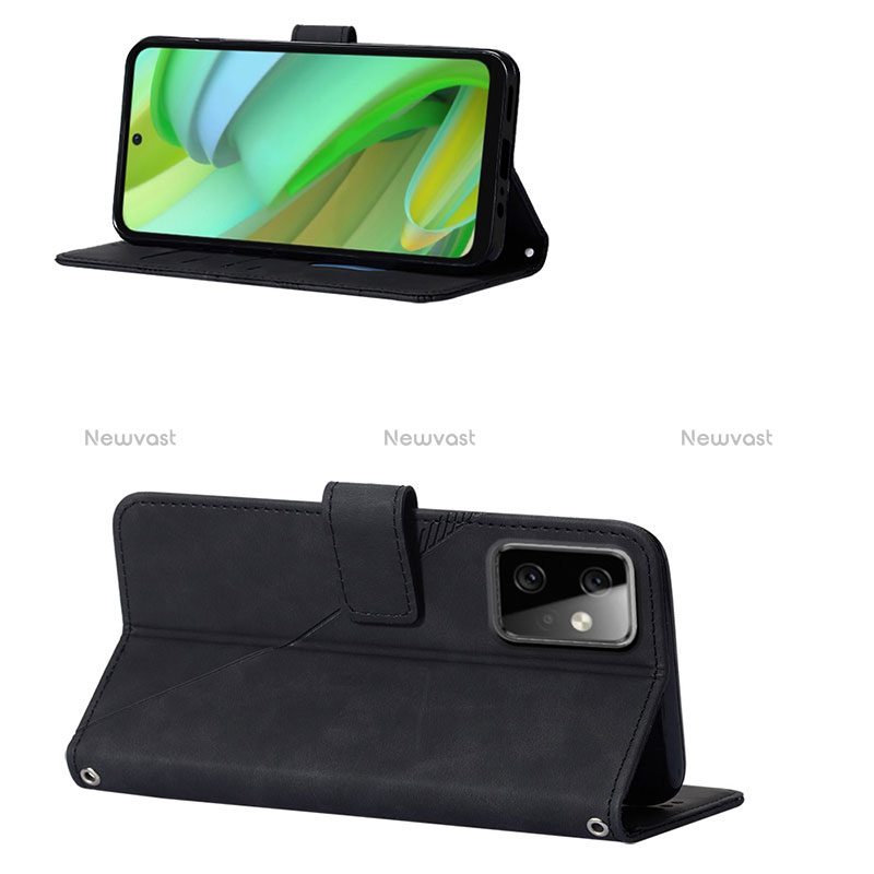 Leather Case Stands Flip Cover Holder Y02B for Motorola Moto G Power 5G (2023)