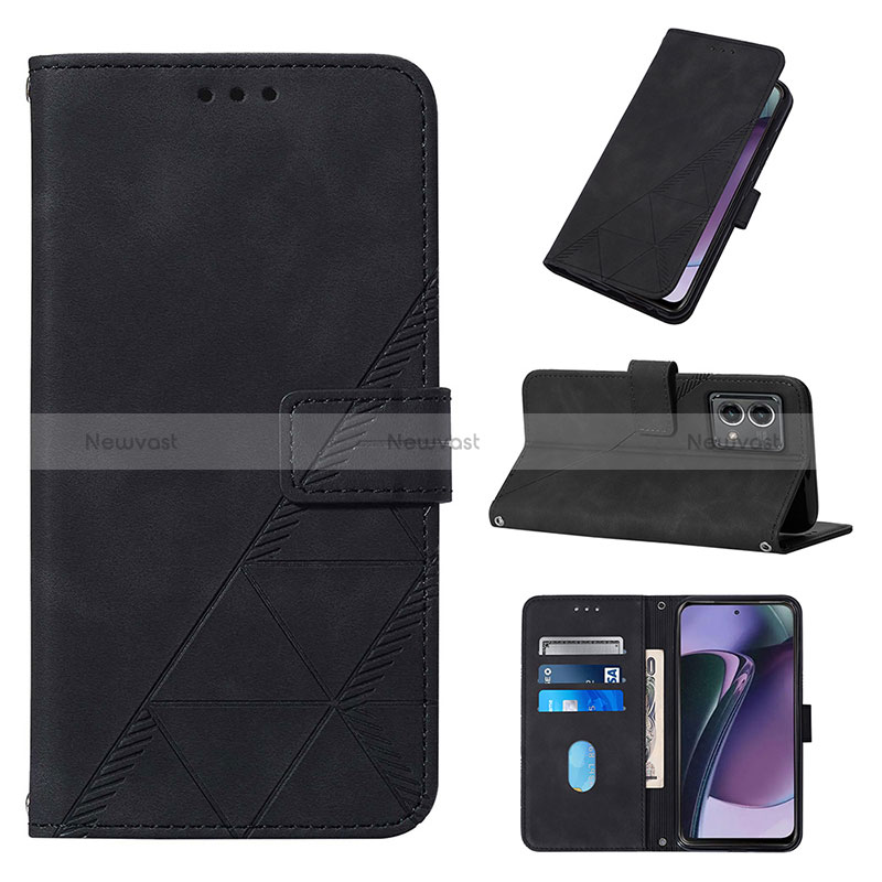 Leather Case Stands Flip Cover Holder Y02B for Motorola Moto G Stylus (2023) 4G