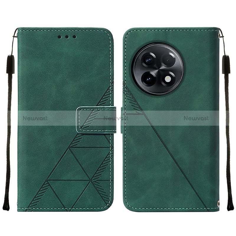 Leather Case Stands Flip Cover Holder Y02B for OnePlus Ace 2 5G