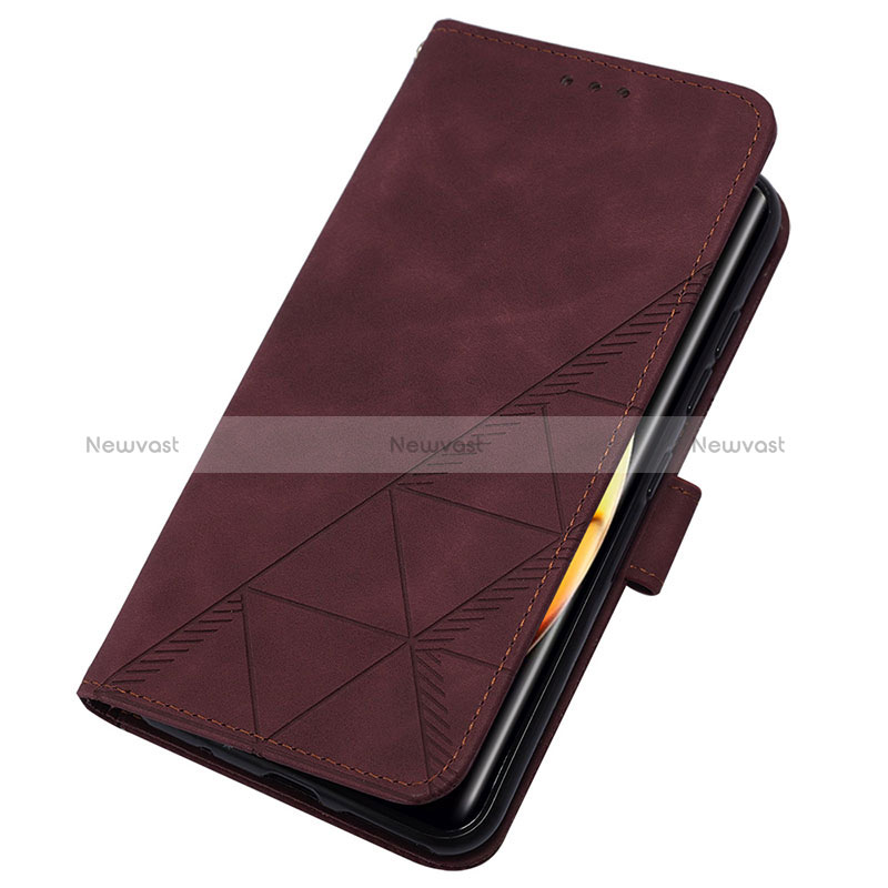 Leather Case Stands Flip Cover Holder Y02B for Realme 10 Pro+ Plus 5G