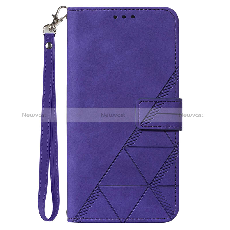 Leather Case Stands Flip Cover Holder Y02B for Samsung Galaxy A03 Core