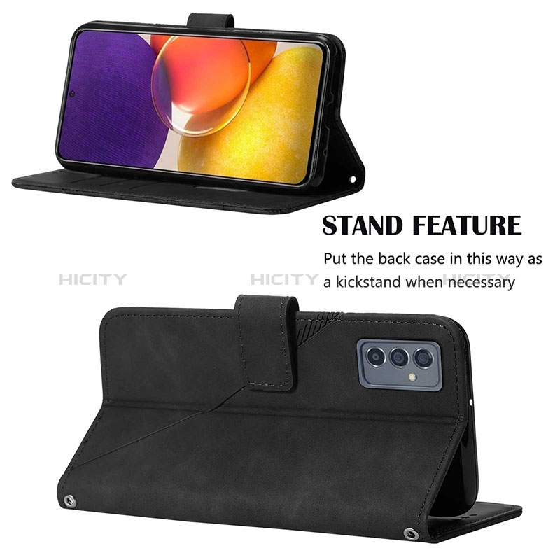 Leather Case Stands Flip Cover Holder Y02B for Samsung Galaxy A24 4G