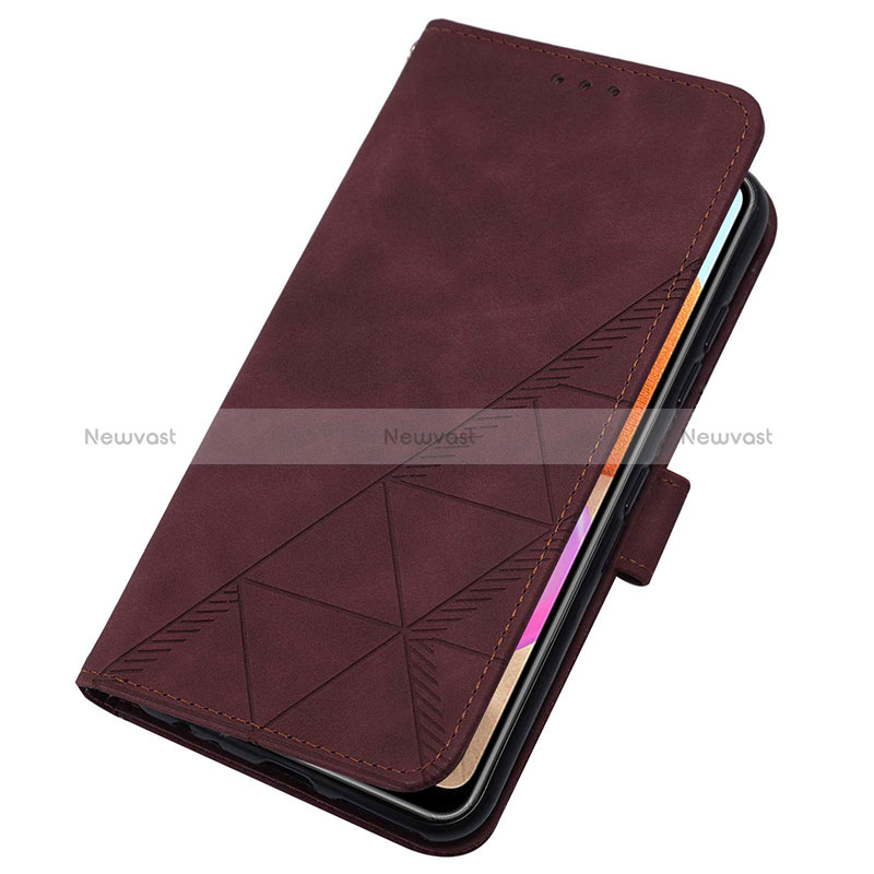 Leather Case Stands Flip Cover Holder Y02B for Samsung Galaxy A32 5G