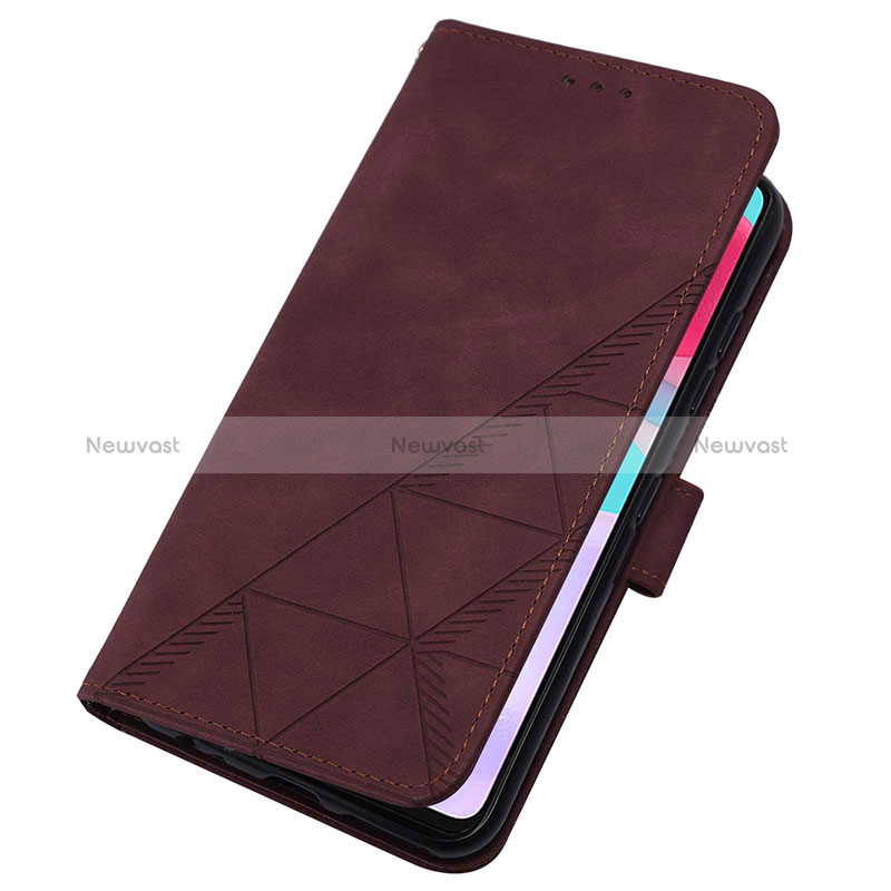 Leather Case Stands Flip Cover Holder Y02B for Samsung Galaxy A52 4G