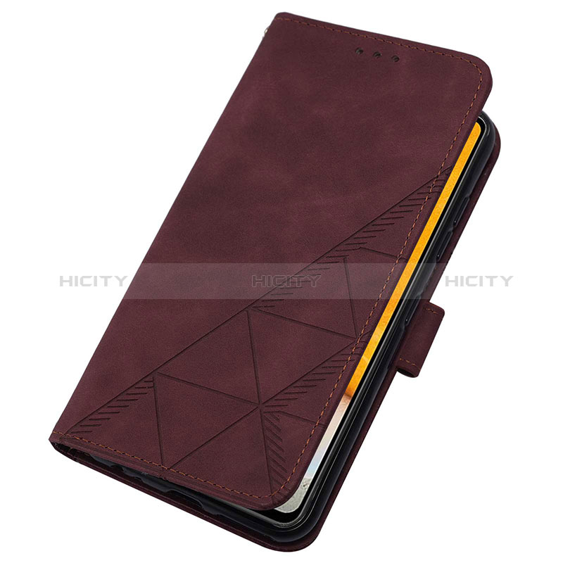 Leather Case Stands Flip Cover Holder Y02B for Samsung Galaxy A72 5G