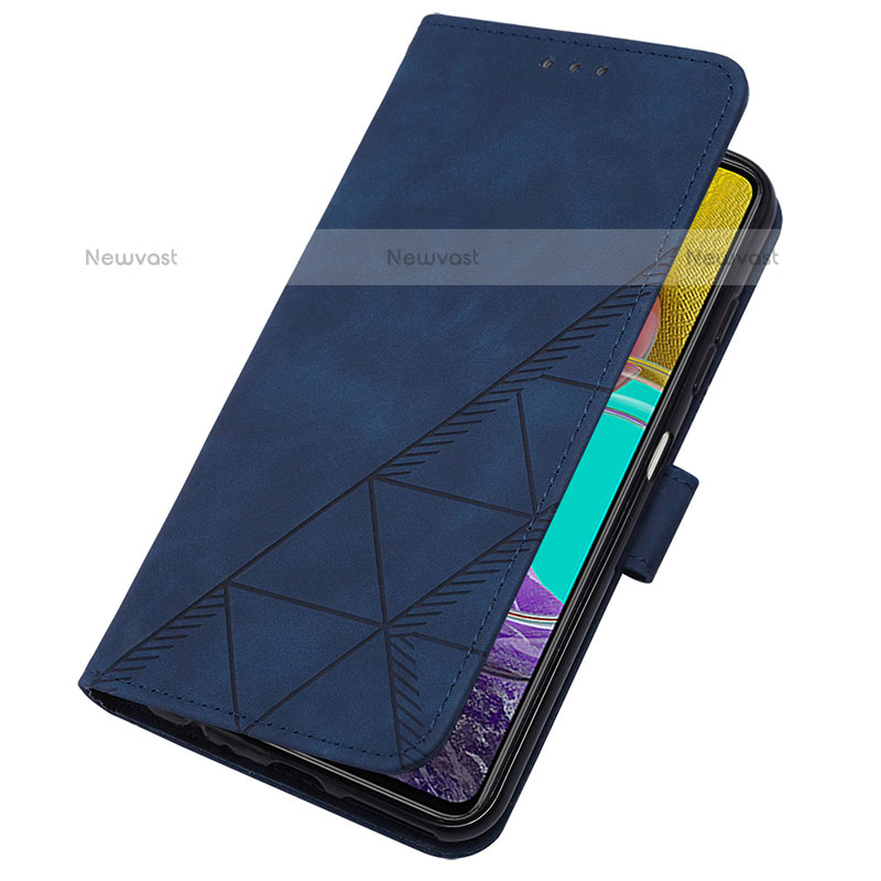 Leather Case Stands Flip Cover Holder Y02B for Samsung Galaxy M53 5G