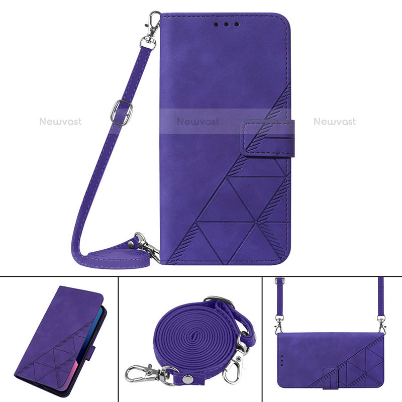 Leather Case Stands Flip Cover Holder Y02B for Samsung Galaxy S21 5G