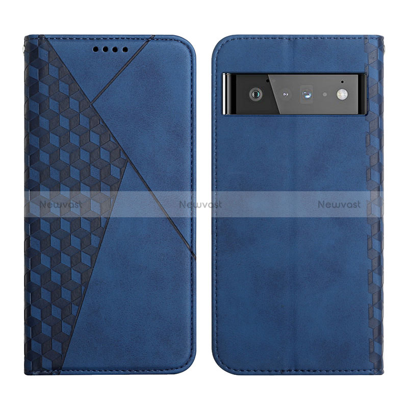 Leather Case Stands Flip Cover Holder Y02X for Google Pixel 6 Pro 5G