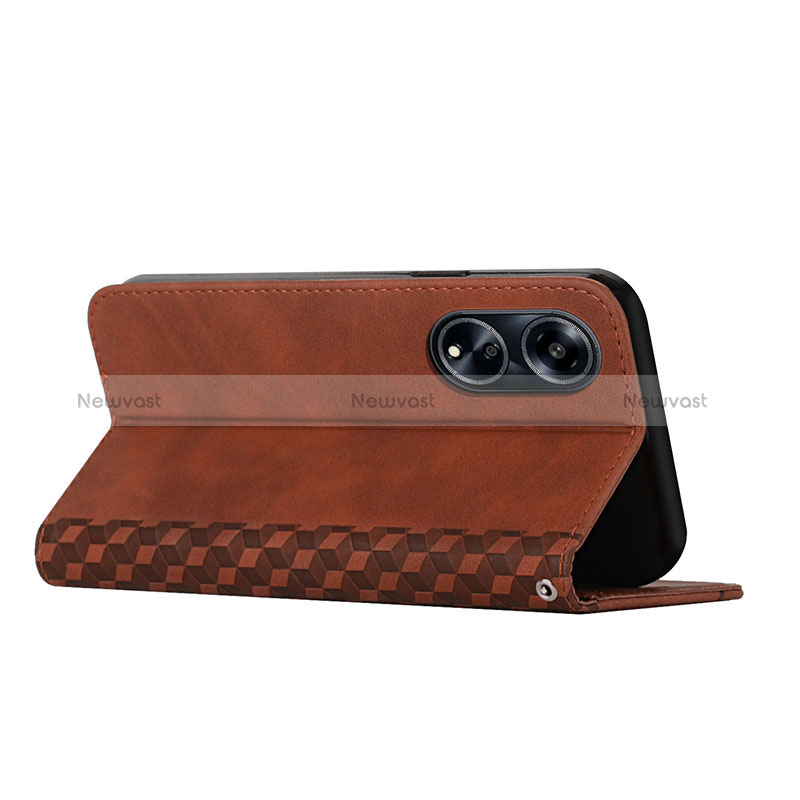 Leather Case Stands Flip Cover Holder Y02X for Huawei Honor X5 Plus