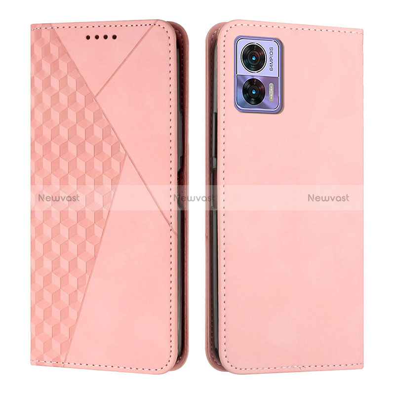 Leather Case Stands Flip Cover Holder Y02X for Motorola Moto Edge 30 Lite 5G