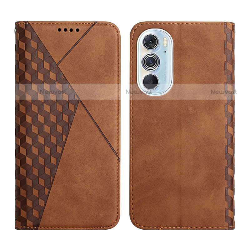 Leather Case Stands Flip Cover Holder Y02X for Motorola Moto Edge Plus (2022) 5G