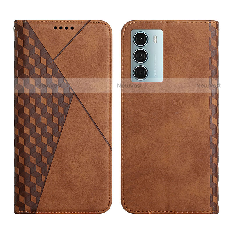 Leather Case Stands Flip Cover Holder Y02X for Motorola Moto Edge S30 5G