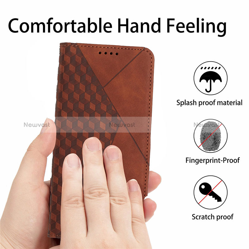 Leather Case Stands Flip Cover Holder Y02X for OnePlus Nord CE 2 5G