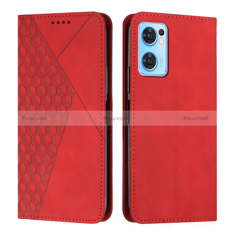 Leather Case Stands Flip Cover Holder Y02X for Oppo Find X5 Lite 5G