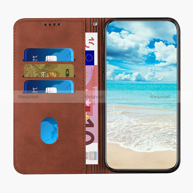 Leather Case Stands Flip Cover Holder Y02X for Oppo Find X5 Lite 5G