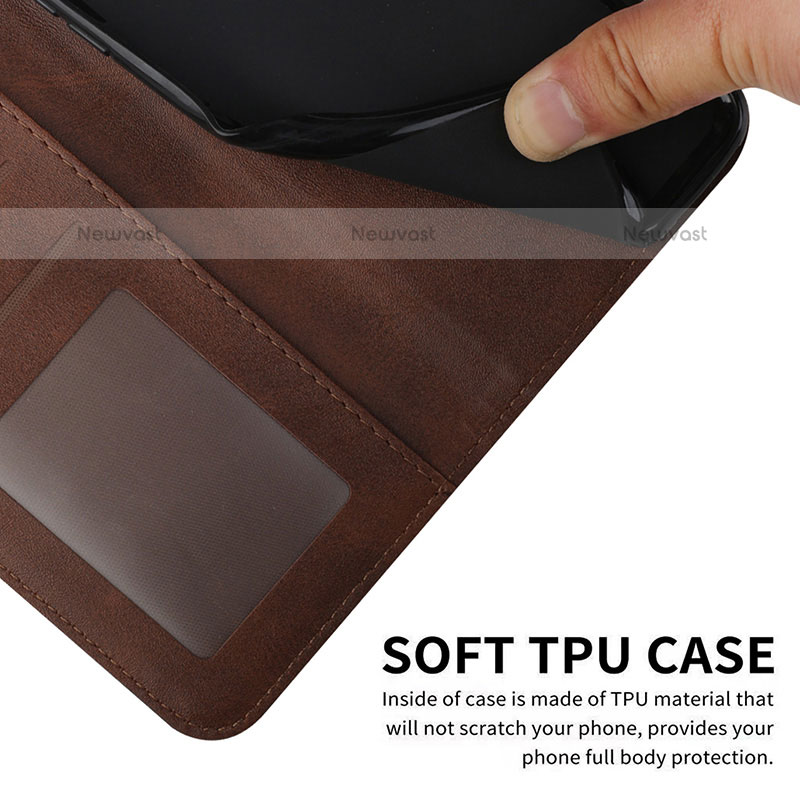 Leather Case Stands Flip Cover Holder Y02X for Oppo Find X5 Pro 5G