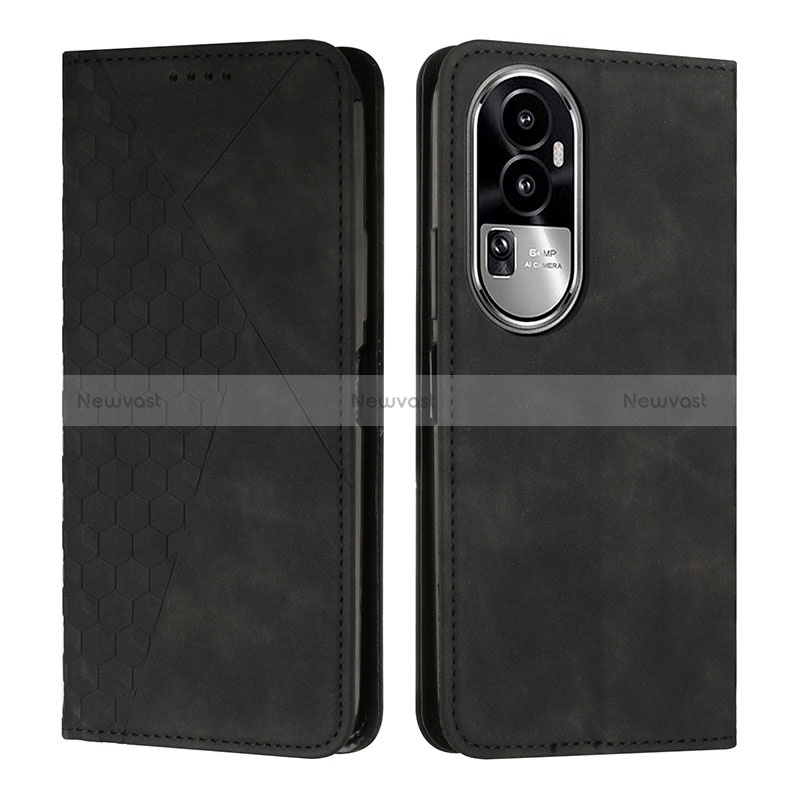 Leather Case Stands Flip Cover Holder Y02X for Oppo Reno10 Pro+ Plus 5G