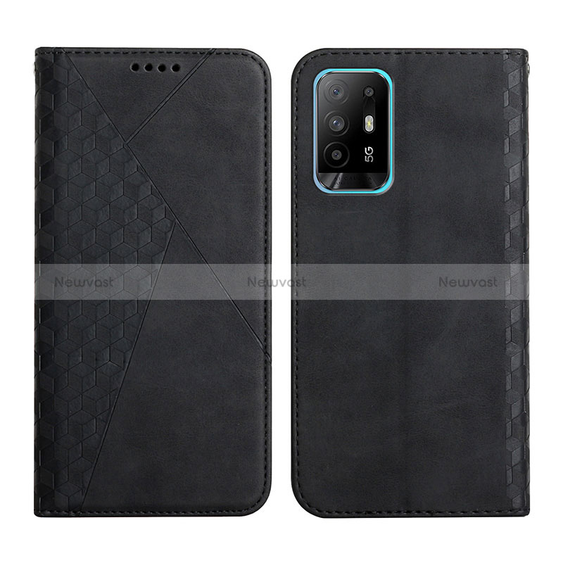 Leather Case Stands Flip Cover Holder Y02X for Oppo Reno5 Z 5G