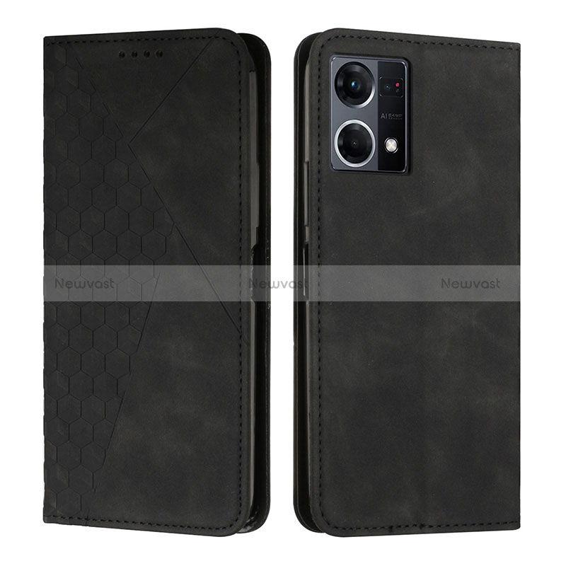 Leather Case Stands Flip Cover Holder Y02X for Oppo Reno7 4G