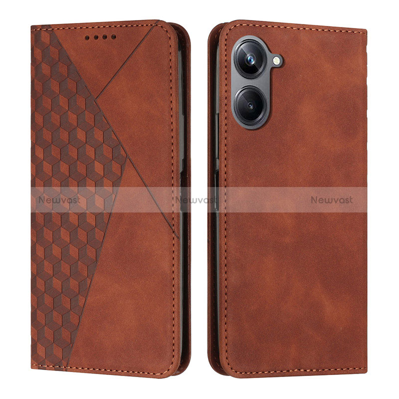 Leather Case Stands Flip Cover Holder Y02X for Realme 10 Pro 5G