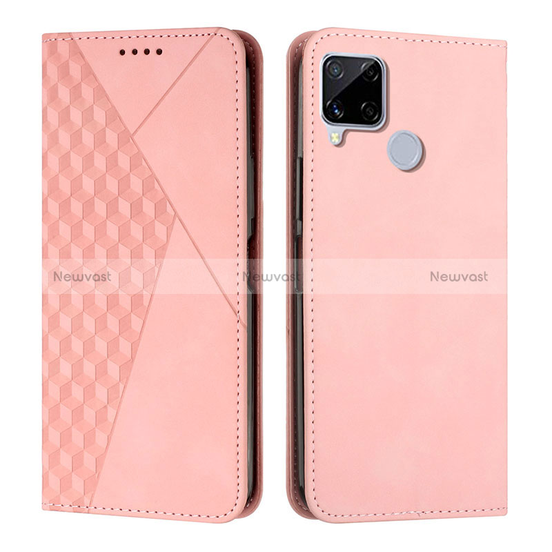 Leather Case Stands Flip Cover Holder Y02X for Realme 7i RMX2193