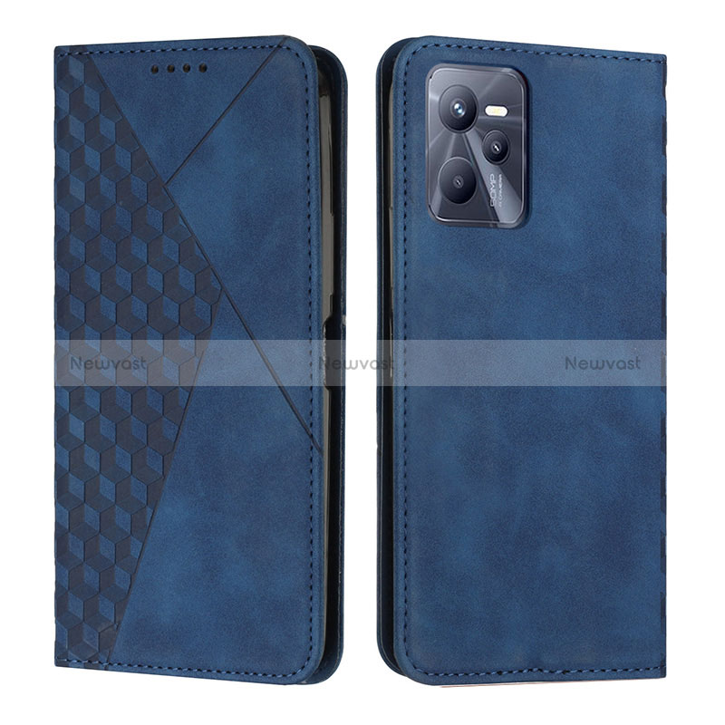 Leather Case Stands Flip Cover Holder Y02X for Realme Narzo 50A Prime